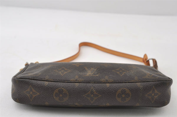 Authentic Louis Vuitton Monogram Pochette Accessoires Pouch M51980 LV 8777I
