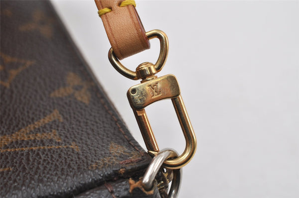 Authentic Louis Vuitton Monogram Pochette Accessoires Pouch M51980 LV 8777I