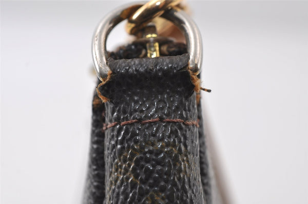 Authentic Louis Vuitton Monogram Pochette Accessoires Pouch M51980 LV 8777I