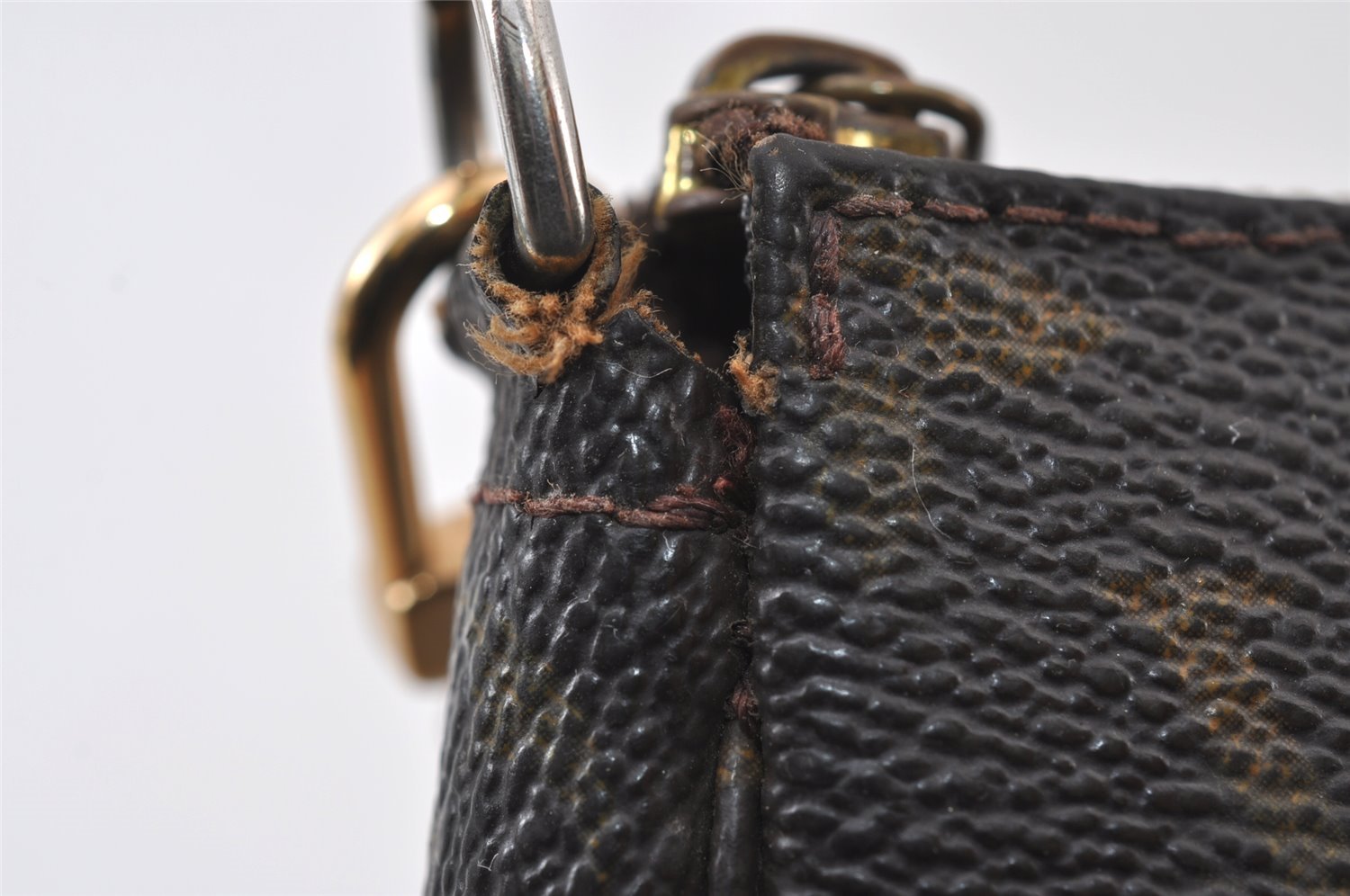 Authentic Louis Vuitton Monogram Pochette Accessoires Pouch M51980 LV 8777I