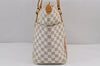 Authentic Louis Vuitton Damier Azur Totally MM Tote Bag N51262 LV 8777J