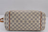 Authentic Louis Vuitton Damier Azur Totally MM Tote Bag N51262 LV 8777J