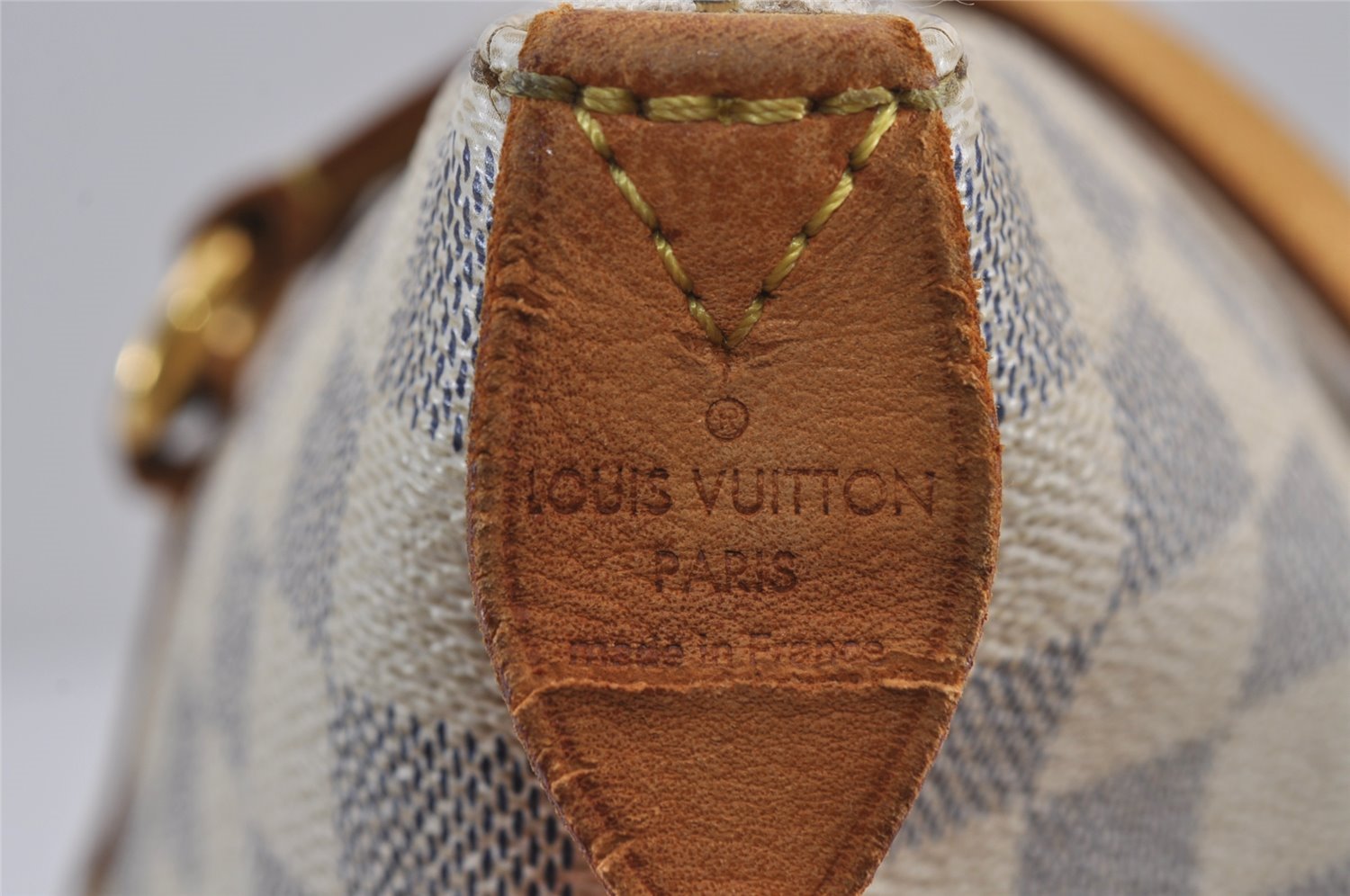 Authentic Louis Vuitton Damier Azur Totally MM Tote Bag N51262 LV 8777J