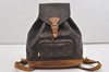 Authentic Louis Vuitton Monogram Montsouris MM Backpack M51136 LV 8778I
