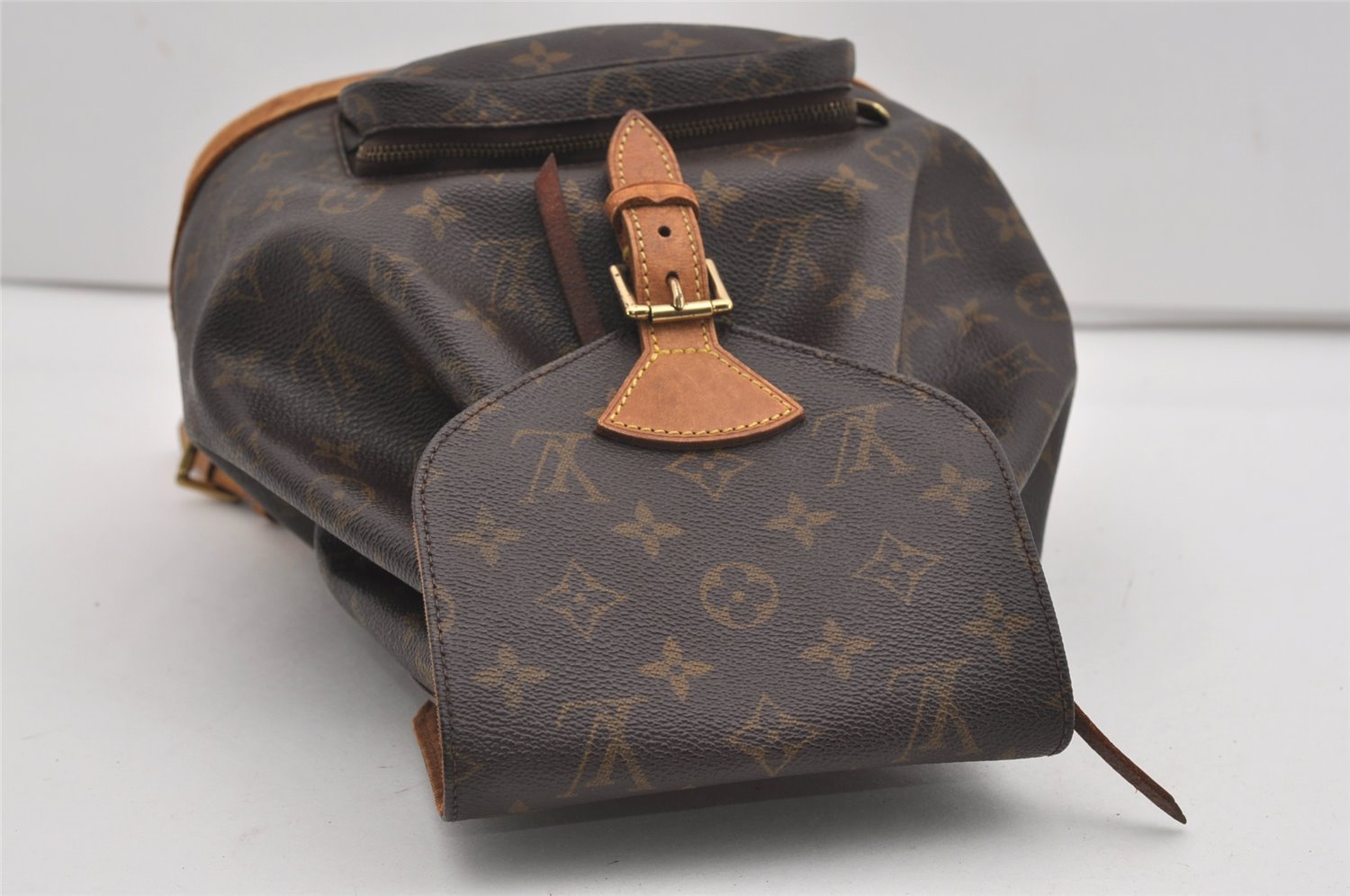 Authentic Louis Vuitton Monogram Montsouris MM Backpack M51136 LV 8778I