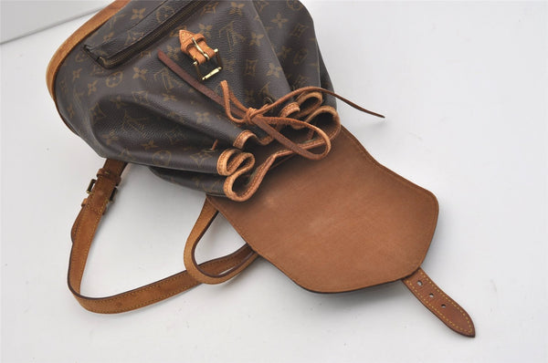 Authentic Louis Vuitton Monogram Montsouris MM Backpack M51136 LV 8778I