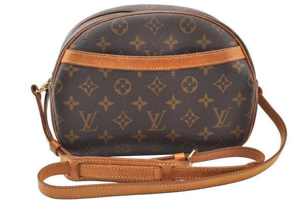 Authentic Louis Vuitton Monogram Blois Shoulder Cross Body Bag M51221 LV 8780I