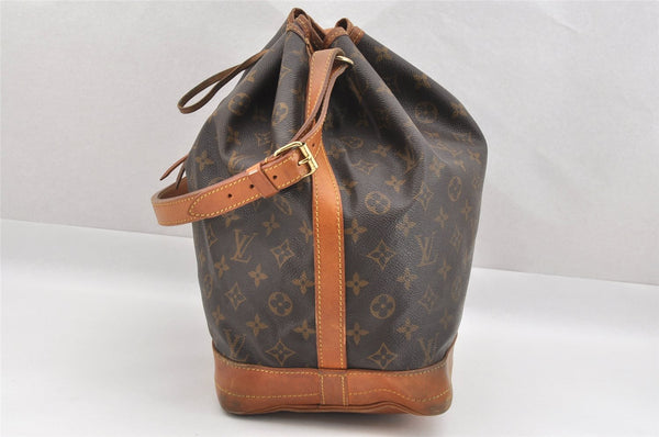 Authentic Louis Vuitton Monogram Noe Shoulder Drawstring Bag M42224 LV 8781I