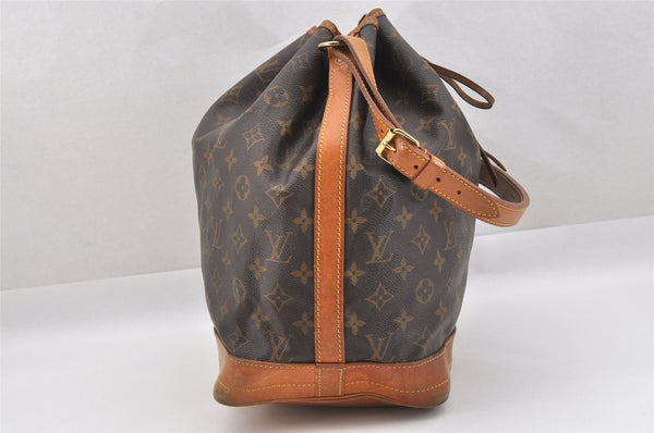Authentic Louis Vuitton Monogram Noe Shoulder Drawstring Bag M42224 LV 8781I