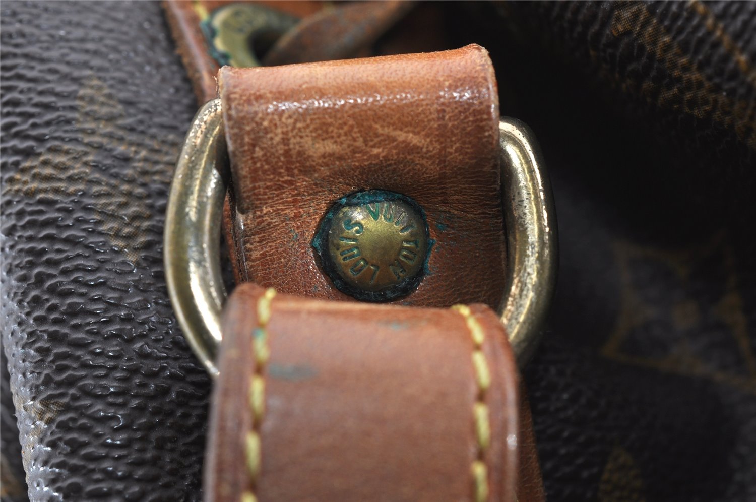 Authentic Louis Vuitton Monogram Noe Shoulder Drawstring Bag M42224 LV 8781I