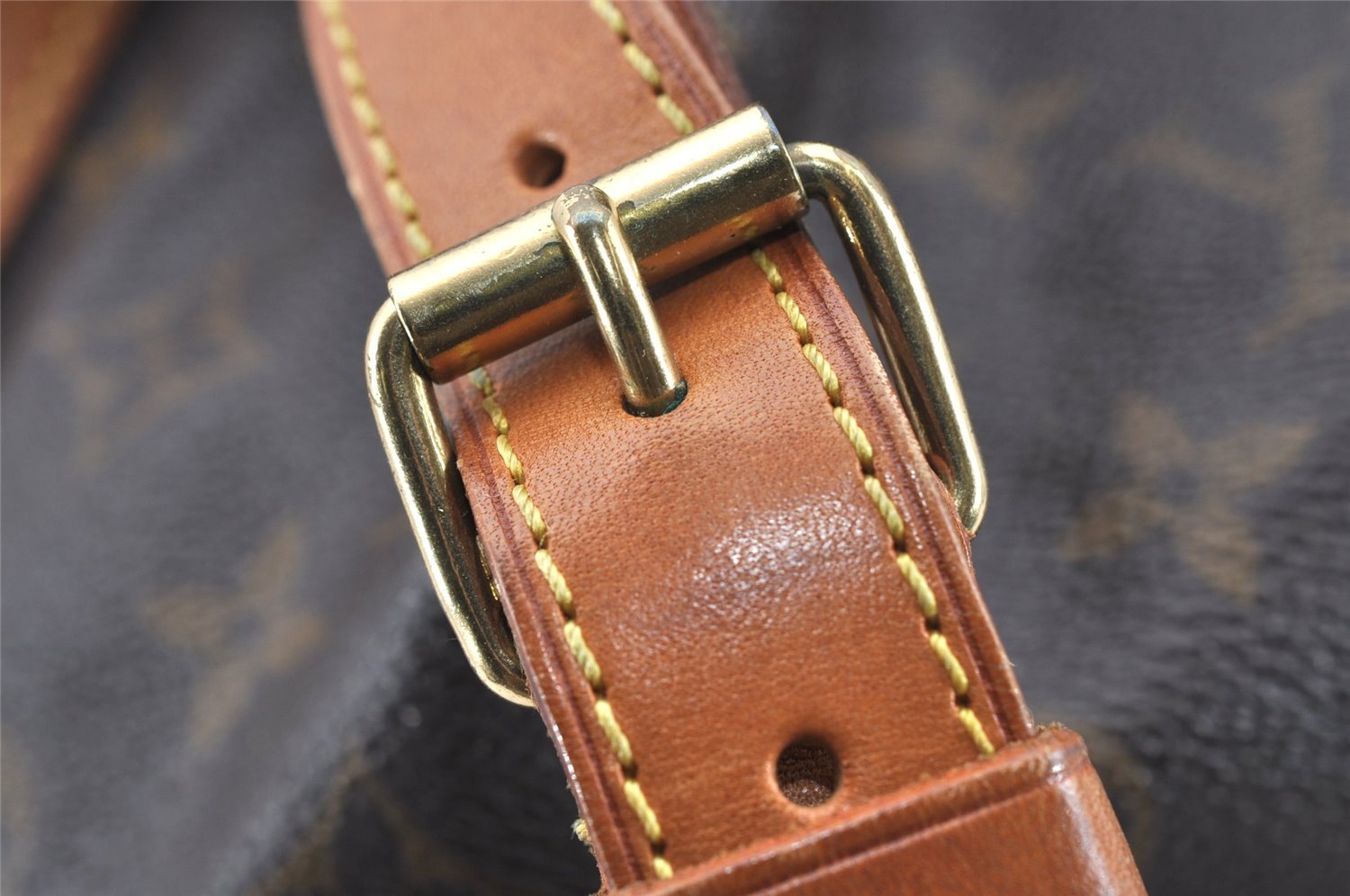 Authentic Louis Vuitton Monogram Noe Shoulder Drawstring Bag M42224 LV 8781I