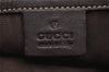 Authentic GUCCI Shoulder Cross Body Bag GG PVC Leather 223666 Brown 8781J