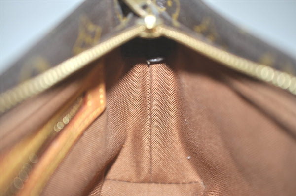 Authentic Louis Vuitton Monogram Trotteur Shoulder Cross Bag M51240 Junk 8783I