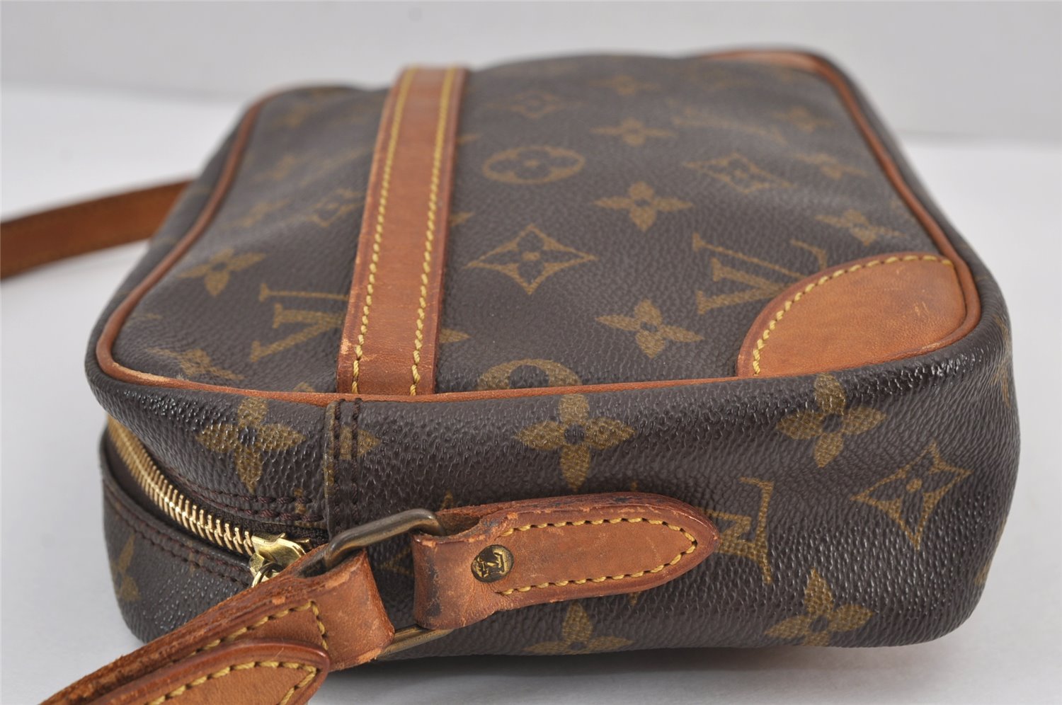 Authentic Louis Vuitton Monogram Trocadero 23 Shoulder Cross Bag M51276 LV 8783J