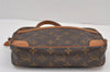 Authentic Louis Vuitton Monogram Trocadero 23 Shoulder Cross Bag M51276 LV 8783J