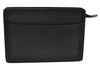 Authentic Louis Vuitton Epi Pochette Homme Clutch Hand Bag Black M52522 LV 8784I