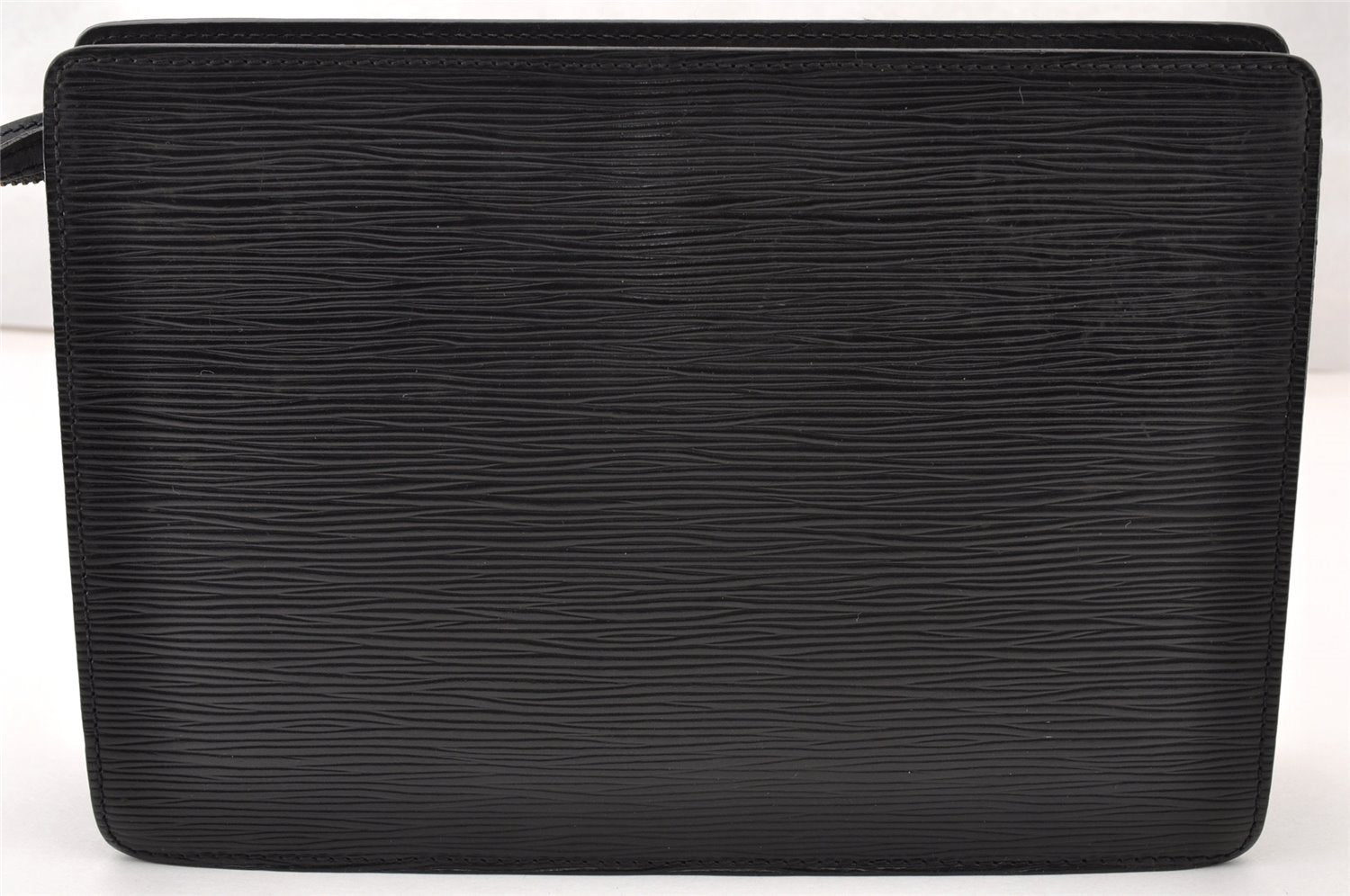 Authentic Louis Vuitton Epi Pochette Homme Clutch Hand Bag Black M52522 LV 8784I