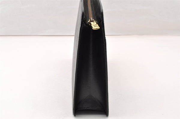 Authentic Louis Vuitton Epi Pochette Homme Clutch Hand Bag Black M52522 LV 8784I