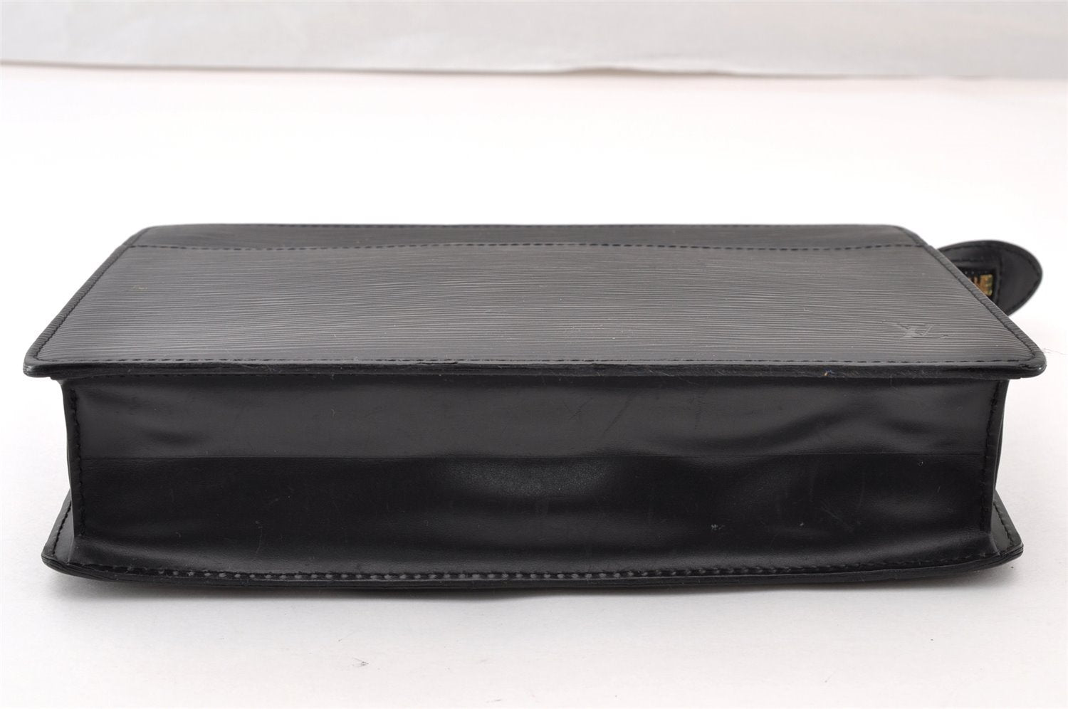 Authentic Louis Vuitton Epi Pochette Homme Clutch Hand Bag Black M52522 LV 8784I