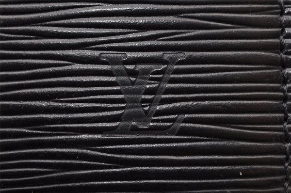 Authentic Louis Vuitton Epi Pochette Homme Clutch Hand Bag Black M52522 LV 8784I