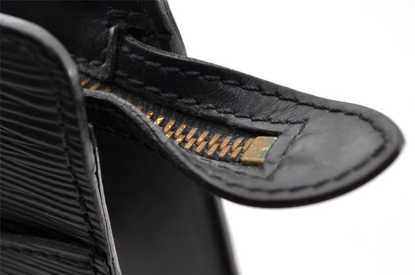 Authentic Louis Vuitton Epi Pochette Homme Clutch Hand Bag Black M52522 LV 8784I