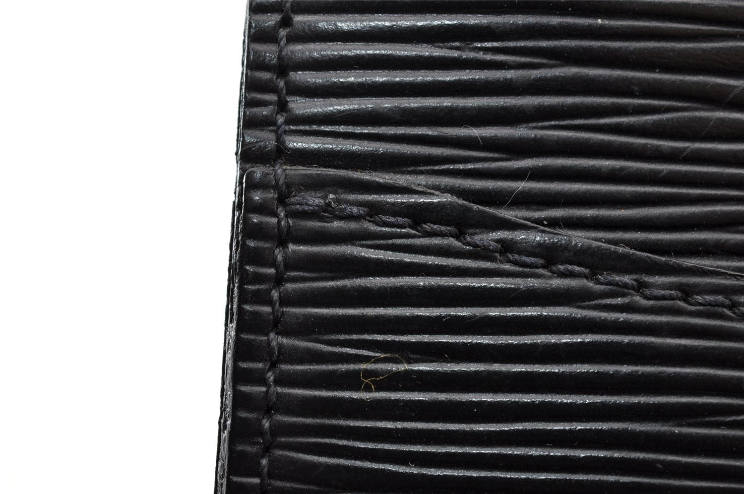 Authentic Louis Vuitton Epi Pochette Homme Clutch Hand Bag Black M52522 LV 8784I