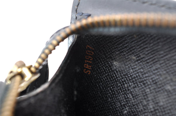 Authentic Louis Vuitton Epi Pochette Homme Clutch Hand Bag Black M52522 LV 8784I