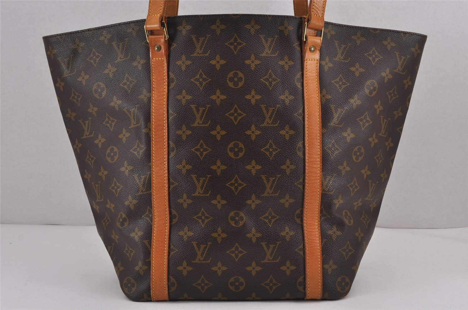 Authentic Louis Vuitton Monogram Sac Shopping PM Tote Bag M51108 LV 8785J