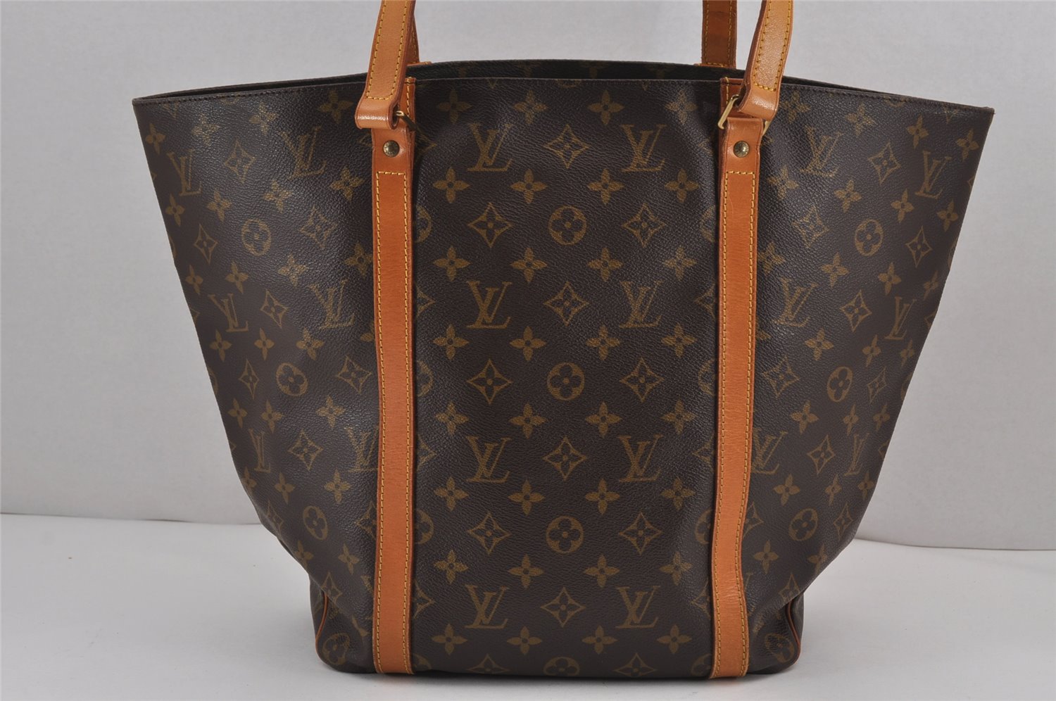 Authentic Louis Vuitton Monogram Sac Shopping PM Tote Bag M51108 LV 8785J
