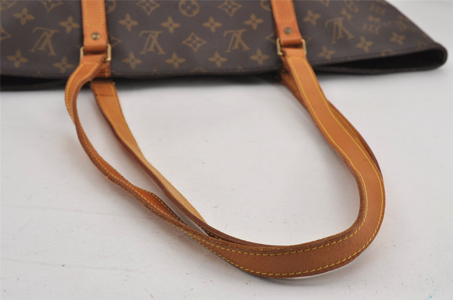 Authentic Louis Vuitton Monogram Sac Shopping PM Tote Bag M51108 LV 8785J