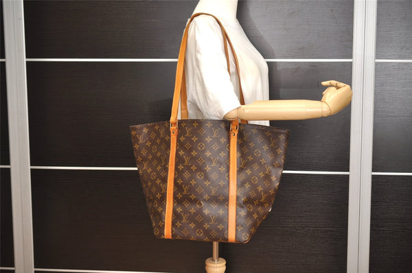Authentic Louis Vuitton Monogram Sac Shopping PM Tote Bag M51108 LV 8785J