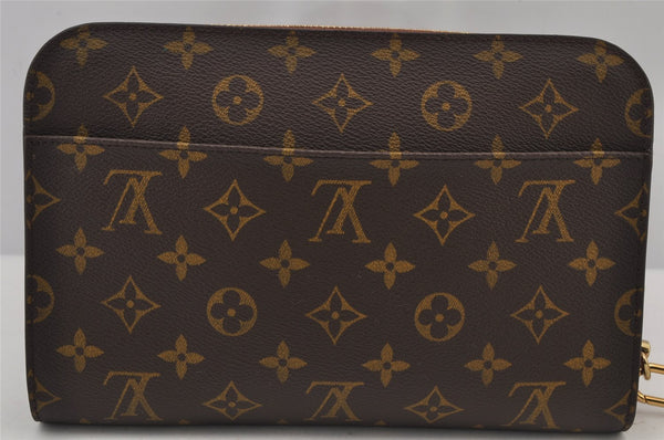 Authentic Louis Vuitton Monogram Orsay Clutch Hand Bag Purse M51790 LV 8786J