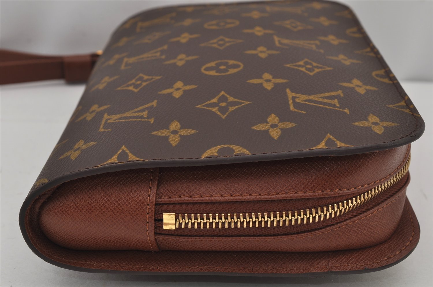 Authentic Louis Vuitton Monogram Orsay Clutch Hand Bag Purse M51790 LV 8786J