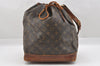 Authentic Louis Vuitton Monogram Noe Shoulder Drawstring Bag M42224 LV 8787I