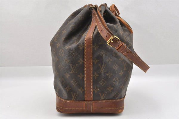 Authentic Louis Vuitton Monogram Noe Shoulder Drawstring Bag M42224 LV 8787I