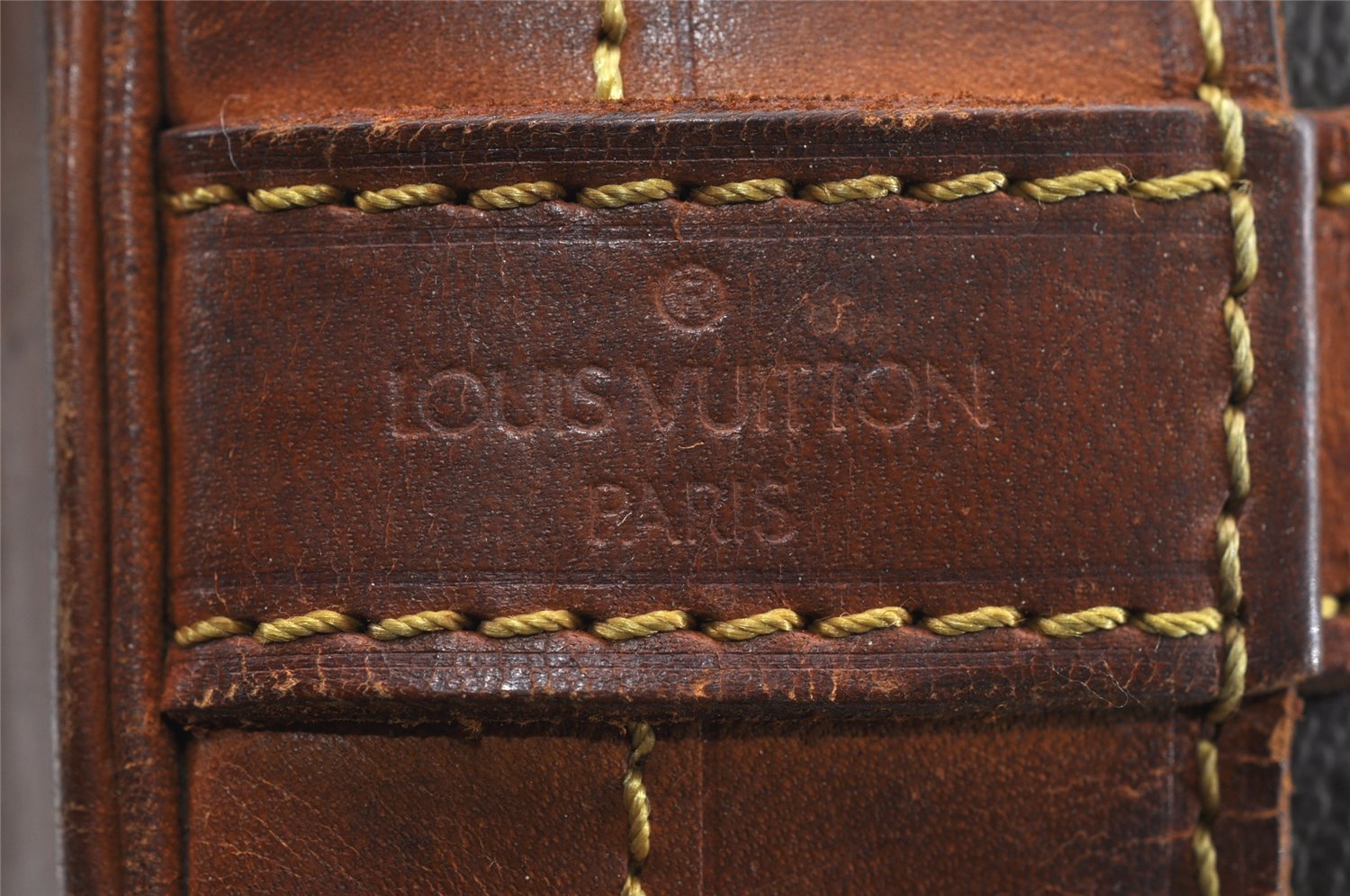 Authentic Louis Vuitton Monogram Noe Shoulder Drawstring Bag M42224 LV 8787I