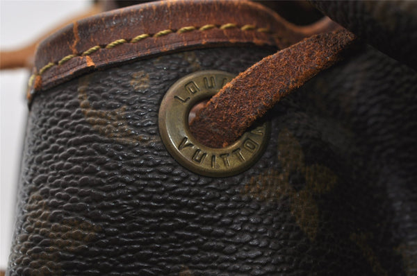 Authentic Louis Vuitton Monogram Noe Shoulder Drawstring Bag M42224 LV 8787I