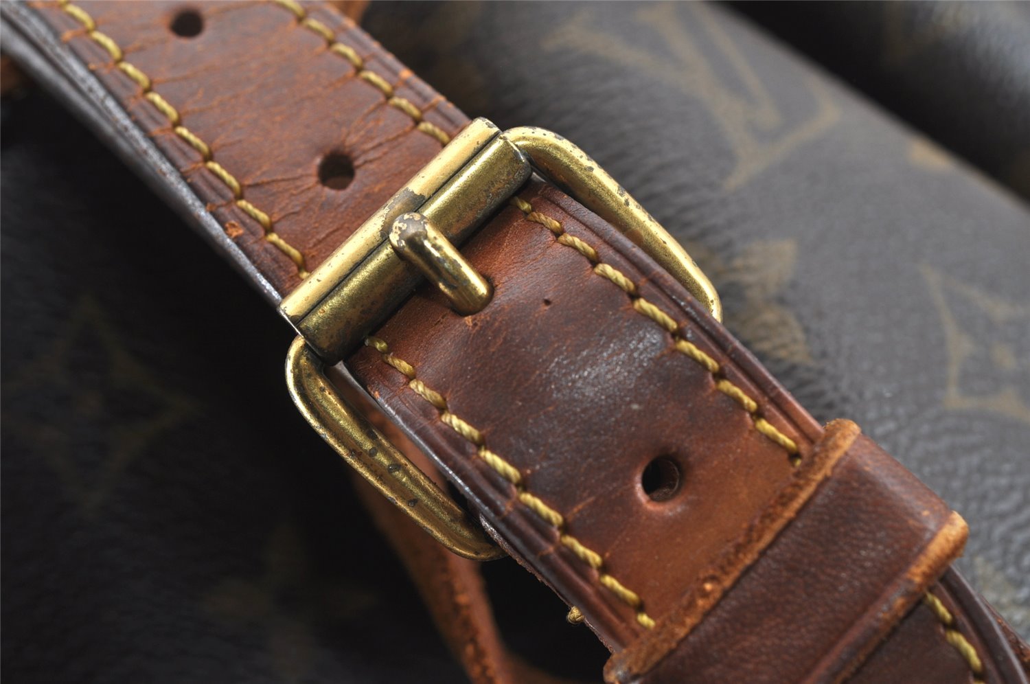 Authentic Louis Vuitton Monogram Noe Shoulder Drawstring Bag M42224 LV 8787I