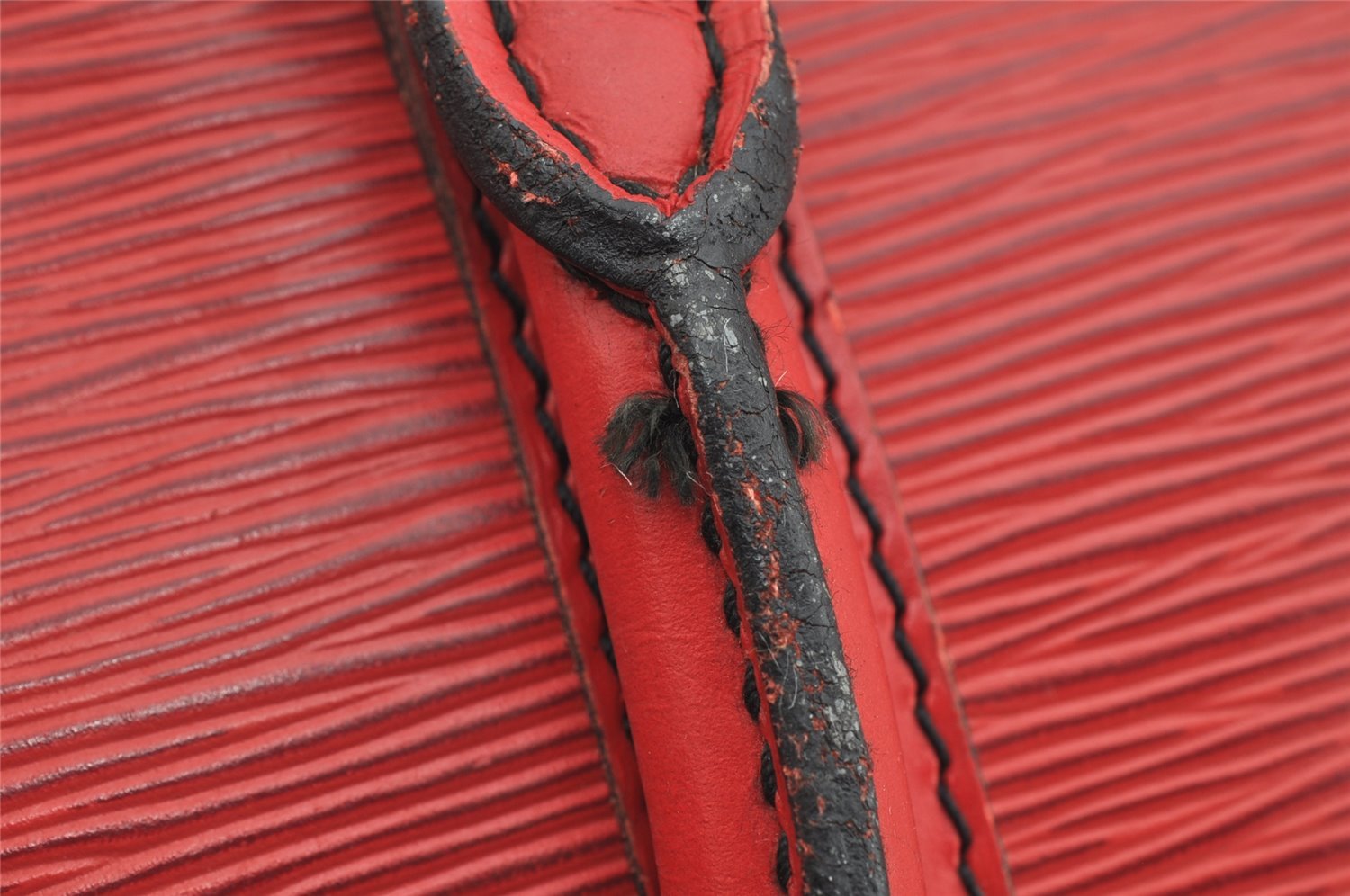 Authentic Louis Vuitton Epi Porte Documents Voyage Briefcase Red M54477 LV 8787J