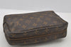 Auth Louis Vuitton Monogram Trousse Toilette 23 Clutch Hand Bag M47524 LV 8788I