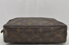 Auth Louis Vuitton Monogram Trousse Toilette 23 Clutch Hand Bag M47524 LV 8788I