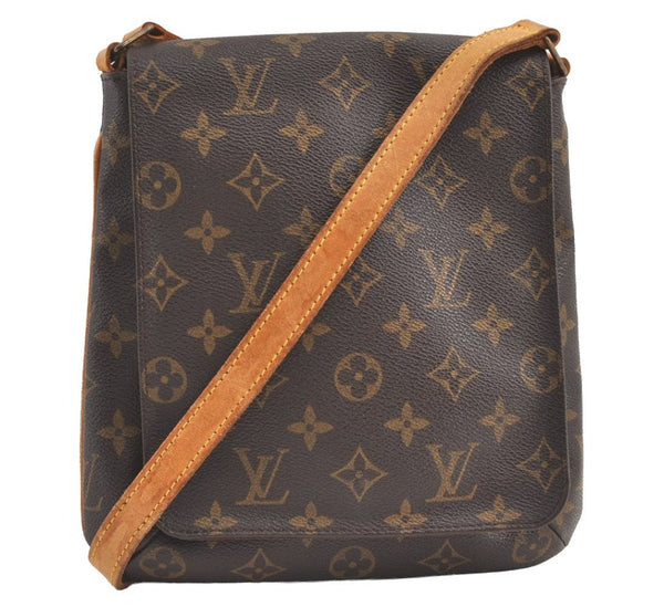 Auth Louis Vuitton Monogram Musette Salsa M51387 Long Shoulder Cross Bag 8788J