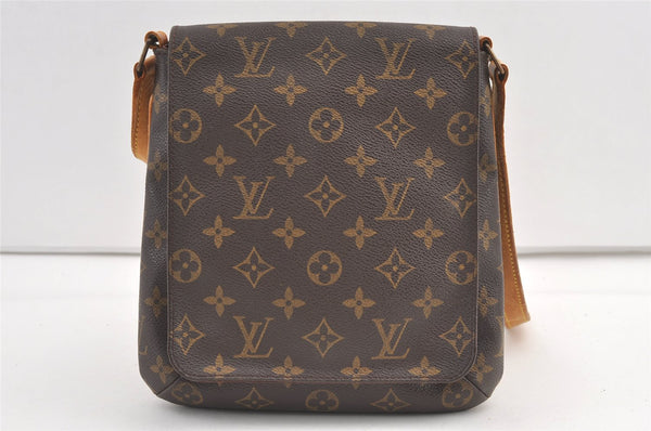 Auth Louis Vuitton Monogram Musette Salsa M51387 Long Shoulder Cross Bag 8788J