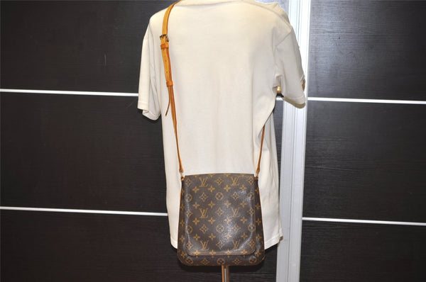 Auth Louis Vuitton Monogram Musette Salsa M51387 Long Shoulder Cross Bag 8788J