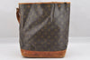 Authentic Louis Vuitton Monogram Noe Shoulder Drawstring Bag M42224 LV 8789I