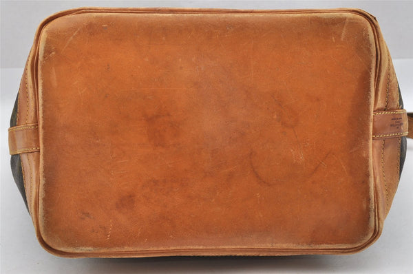 Authentic Louis Vuitton Monogram Noe Shoulder Drawstring Bag M42224 LV 8789I