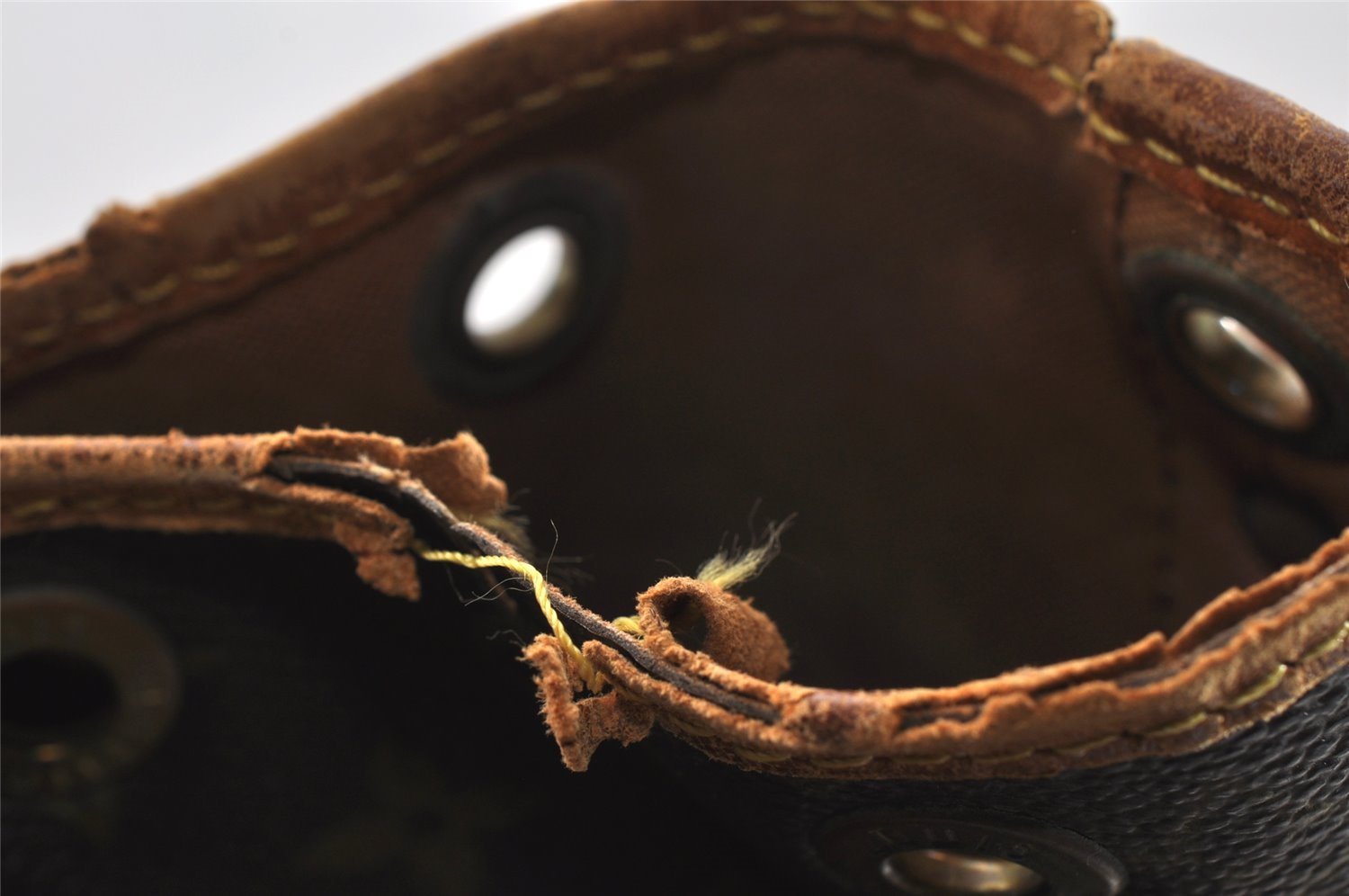 Authentic Louis Vuitton Monogram Noe Shoulder Drawstring Bag M42224 LV 8789I