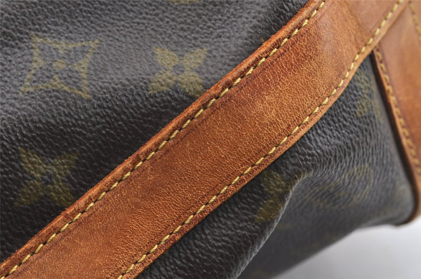 Authentic Louis Vuitton Monogram Noe Shoulder Drawstring Bag M42224 LV 8789I