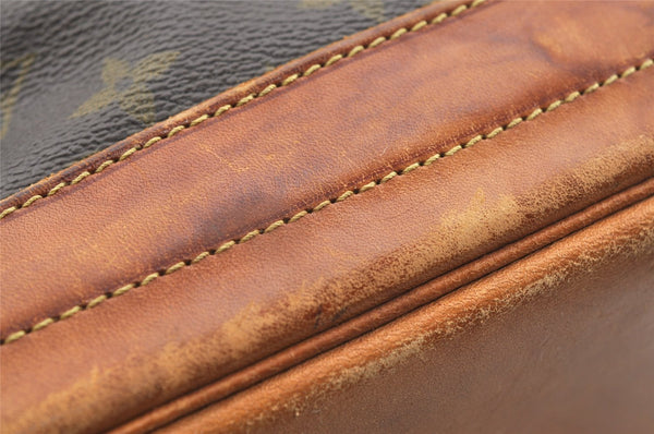 Authentic Louis Vuitton Monogram Noe Shoulder Drawstring Bag M42224 LV 8789I