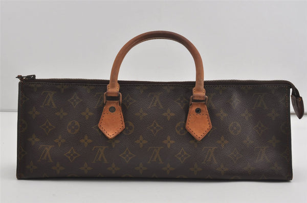 Authentic Louis Vuitton Monogram Sac Trico Hand Bag Old Model LV 8790I